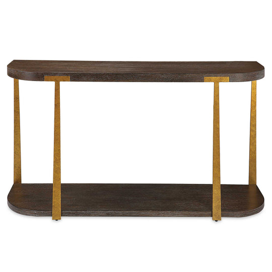 American Home Furniture Uttermost Palisade Wood Console Table