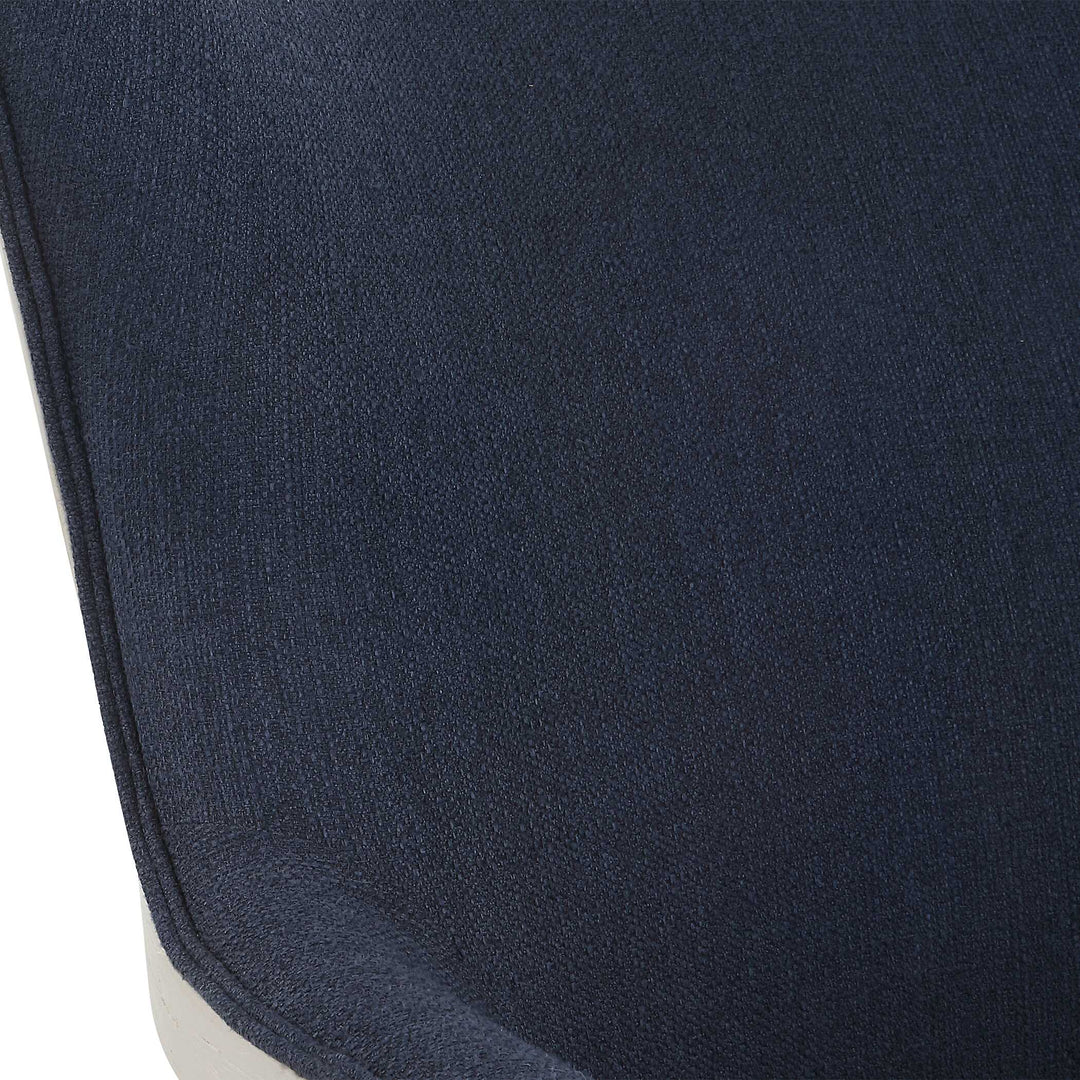 American Home Furniture Uttermost Gordonston Blue Fabric Accent Chair