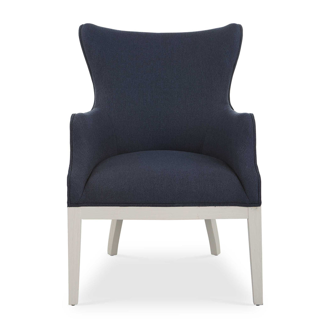 American Home Furniture Uttermost Gordonston Blue Fabric Accent Chair