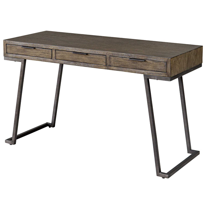 American Home Furniture Uttermost Comrade Natural Wood Desk