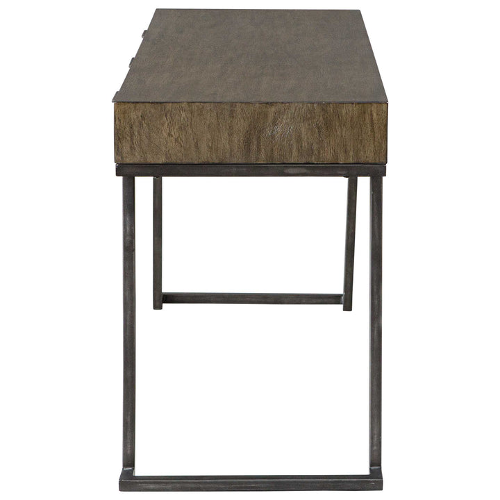 American Home Furniture Uttermost Comrade Natural Wood Desk