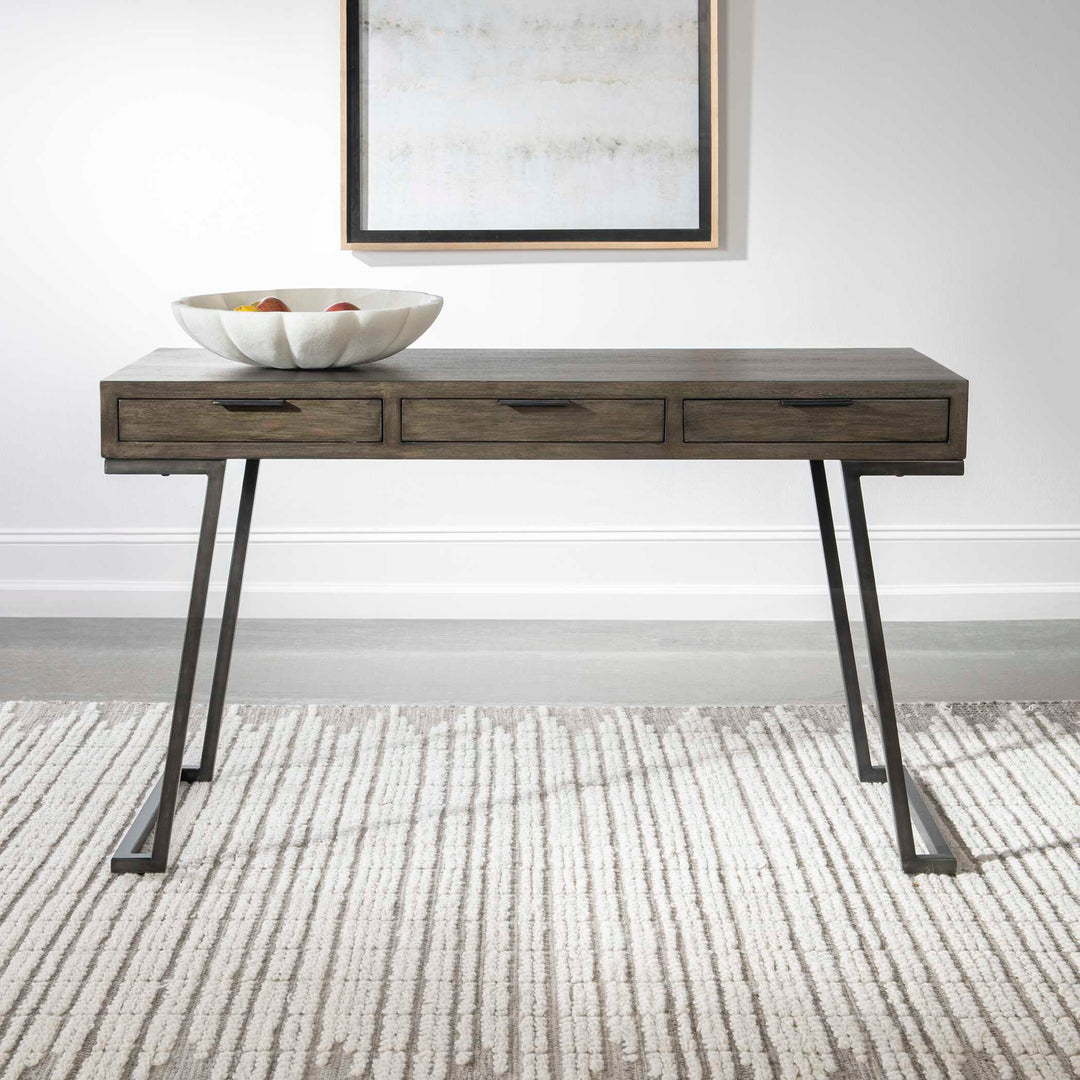 American Home Furniture Uttermost Comrade Natural Wood Desk