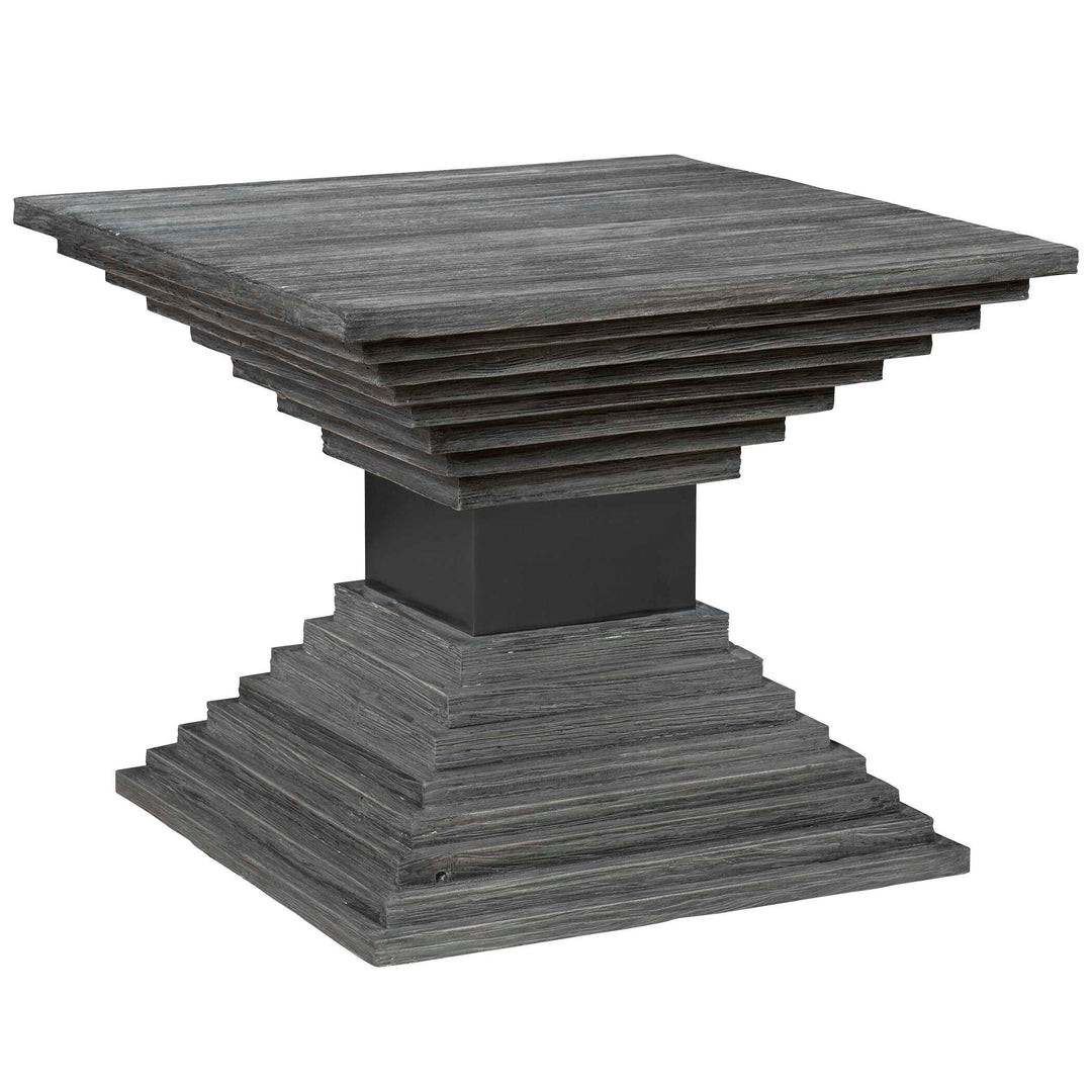American Home Furniture Uttermost Andes Wooden Geometric Accent Table