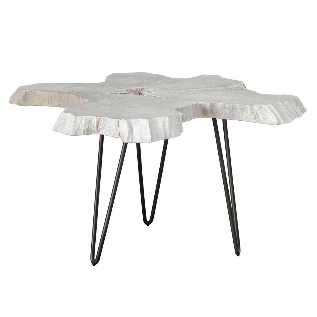 Trillium Bleached Teak Coffee Table - AmericanHomeFurniture