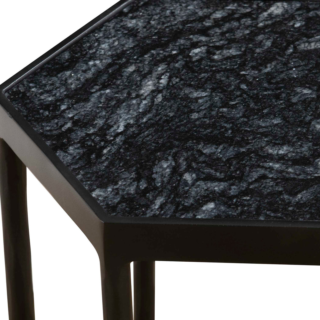 American Home Furniture Uttermost Aviary Hexagonal Accent Table
