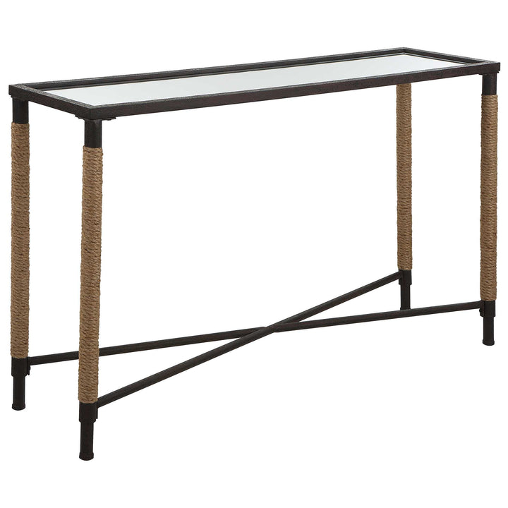 American Home Furniture Uttermost Braddock Coastal Console Table