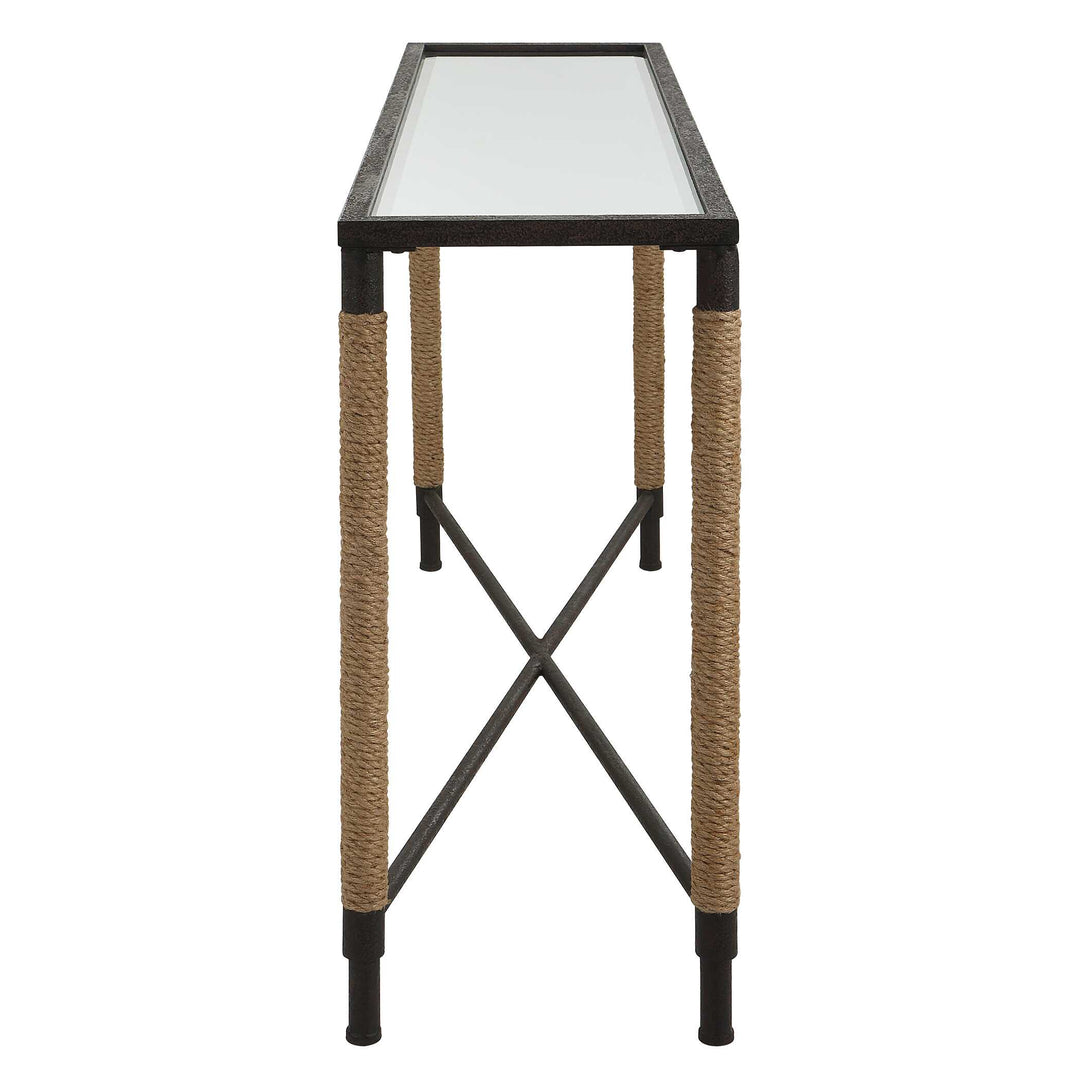 American Home Furniture Uttermost Braddock Coastal Console Table