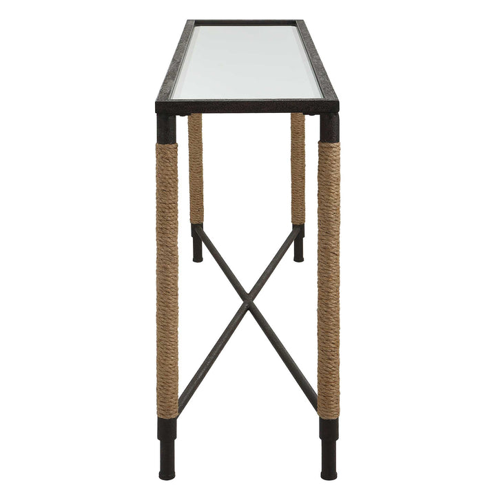 American Home Furniture Uttermost Braddock Coastal Console Table