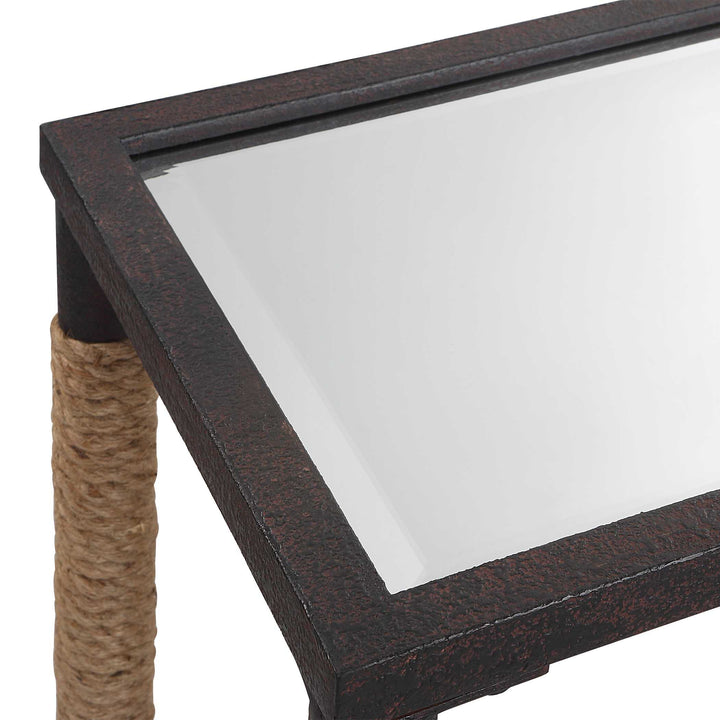 American Home Furniture Uttermost Braddock Coastal Console Table