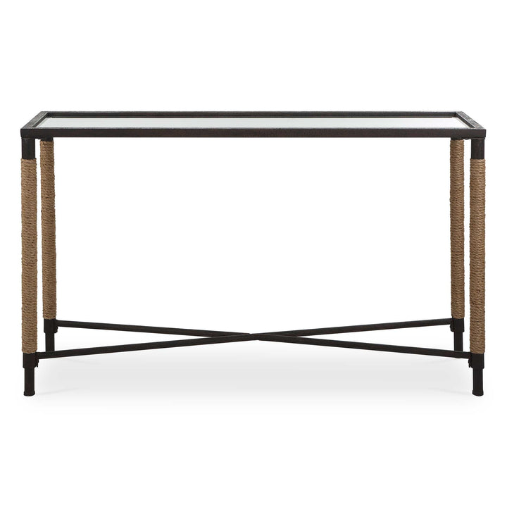 American Home Furniture Uttermost Braddock Coastal Console Table