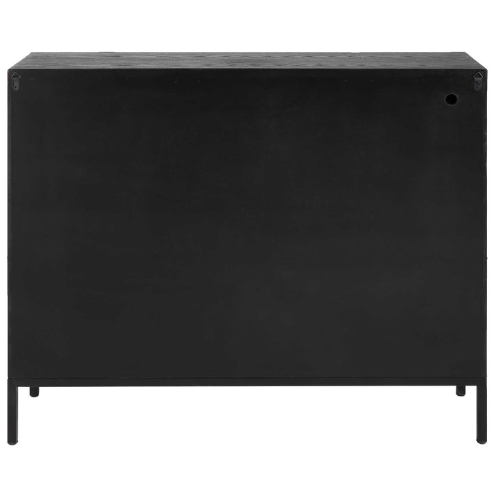 American Home Furniture Uttermost Front Range Dark Oak 2 Door Cabinet