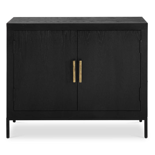 American Home Furniture Uttermost Front Range Dark Oak 2 Door Cabinet