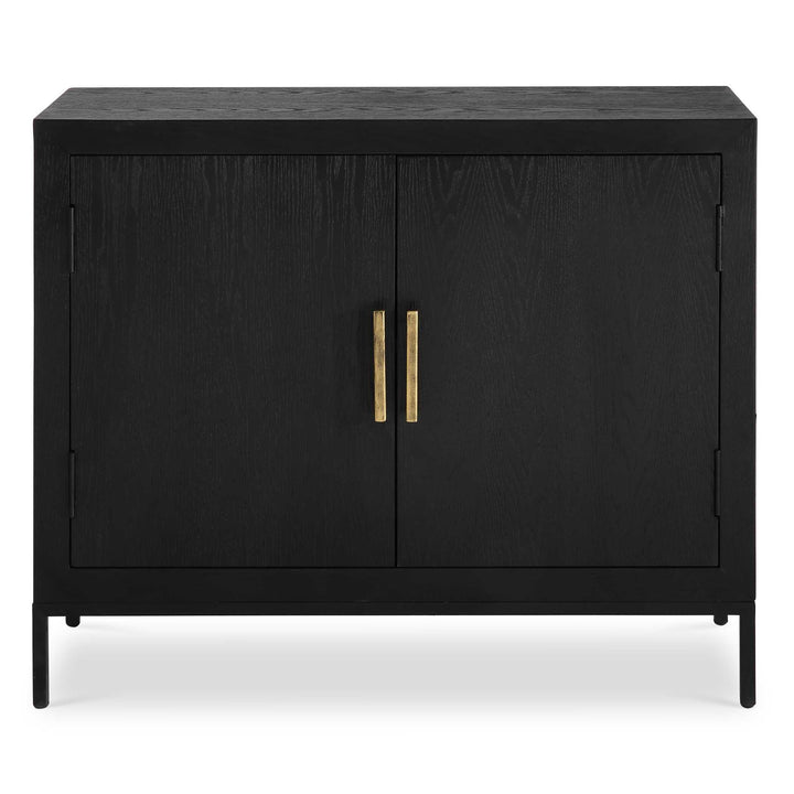 American Home Furniture Uttermost Front Range Dark Oak 2 Door Cabinet
