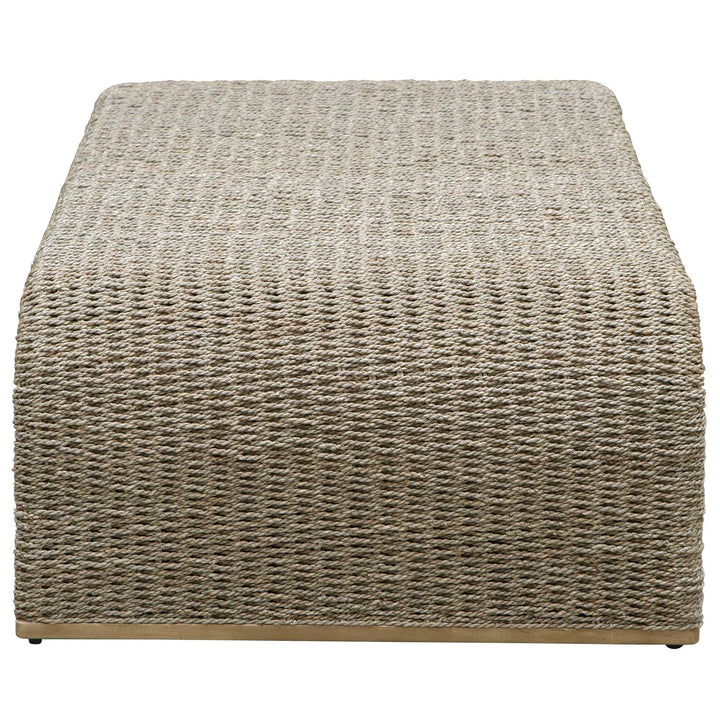 American Home Furniture Uttermost Calabria Woven Seagrass Coffee Table