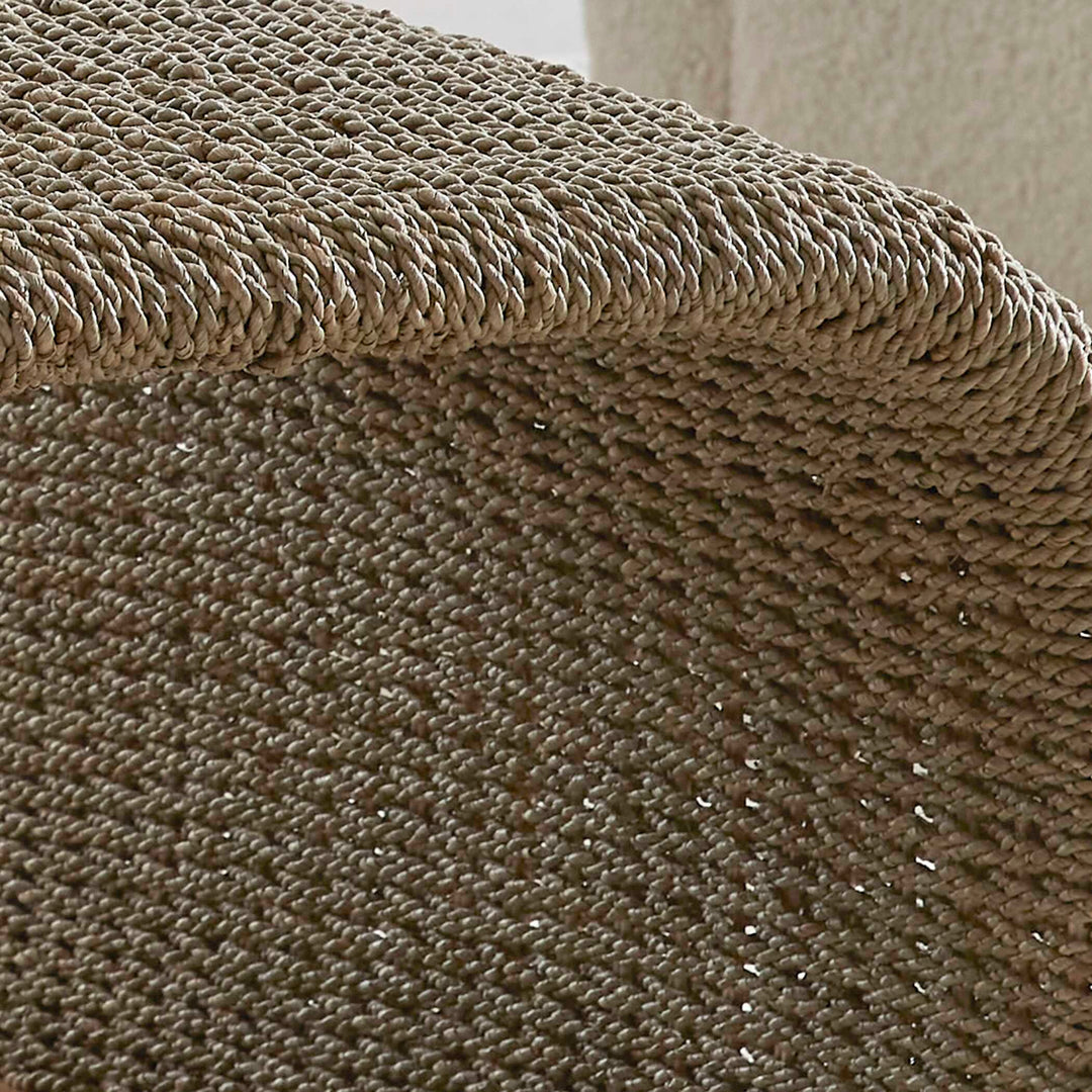 American Home Furniture Uttermost Calabria Woven Seagrass Coffee Table