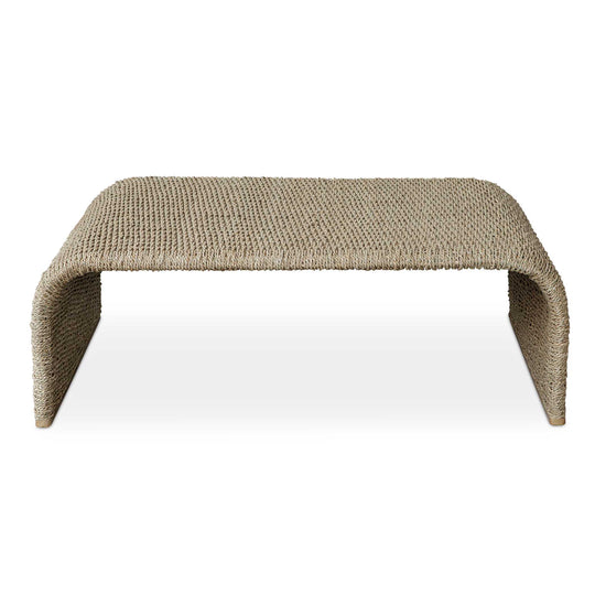 American Home Furniture Uttermost Calabria Woven Seagrass Coffee Table
