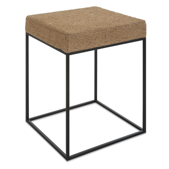 American Home Furniture Uttermost Laramie Rustic Rope Accent Table