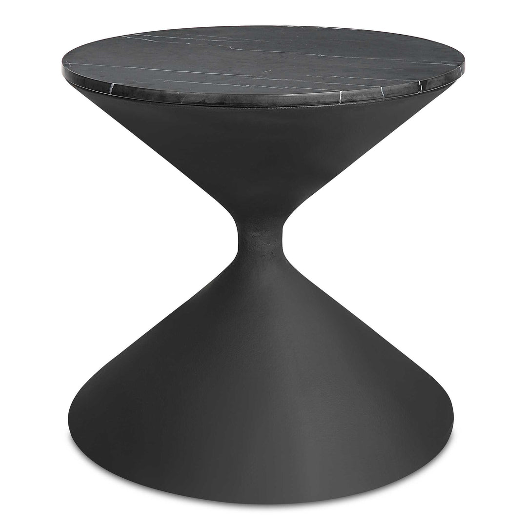 American Home Furniture Uttermost Time's Up Hourglass Shaped Side Table