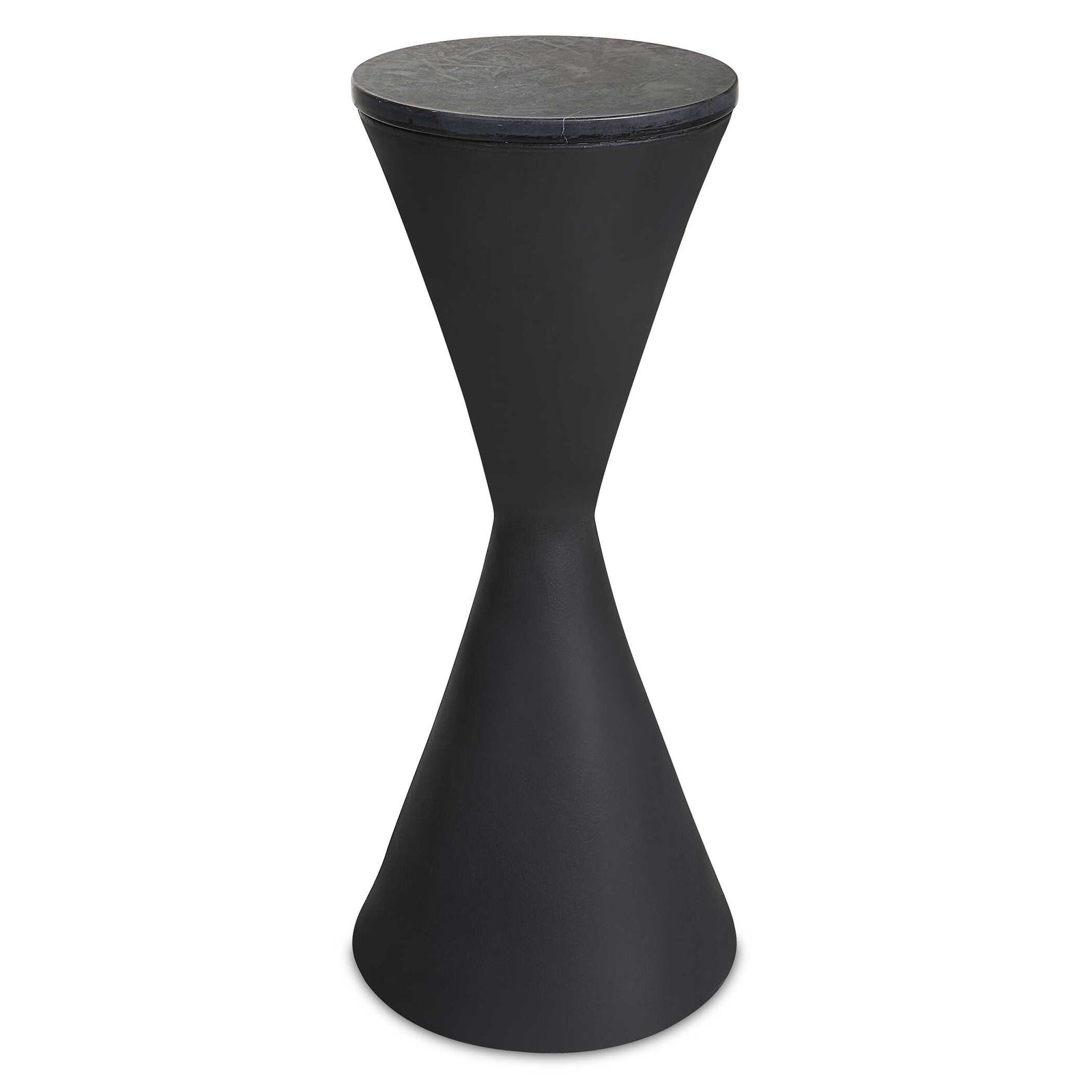 American Home Furniture Uttermost Time's Up Hourglass Shaped Drink Table