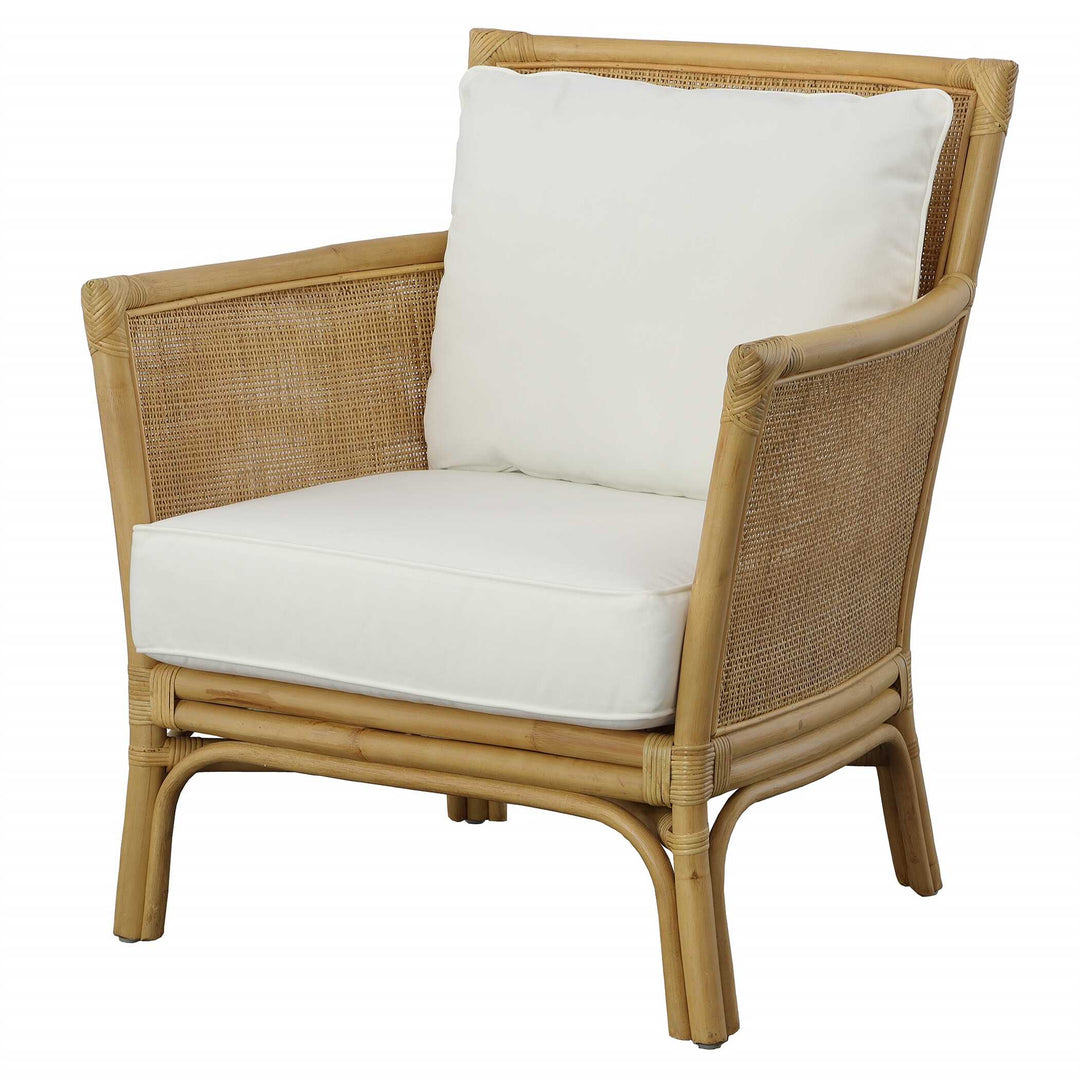 American Home Furniture Uttermost Pacific Rattan Armchair