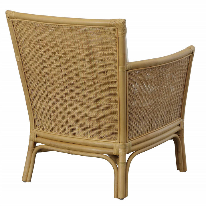 American Home Furniture Uttermost Pacific Rattan Armchair