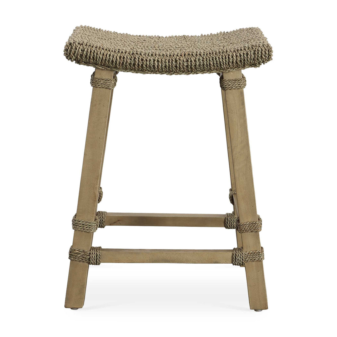American Home Furniture Uttermost Everglade Sea Grass Counter Stool