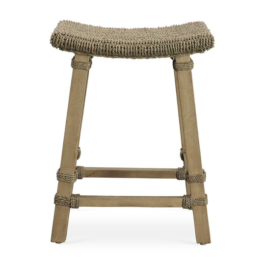 American Home Furniture Uttermost Everglade Sea Grass Counter Stool