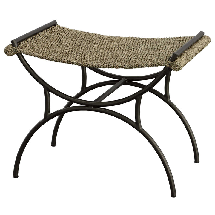 American Home Furniture Uttermost Playa Seagrass Small Bench