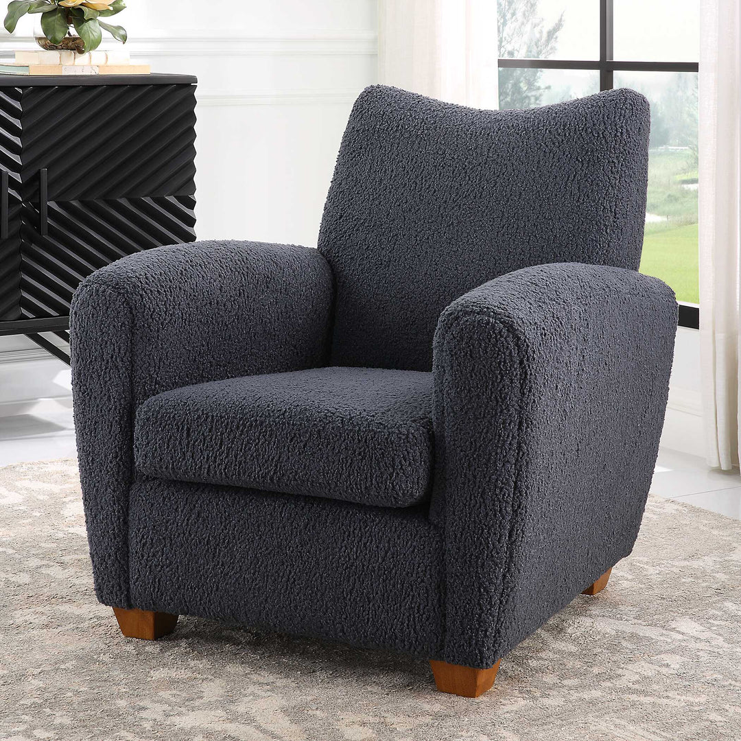 American Home Furniture Uttermost Teddy Slate Accent Chair