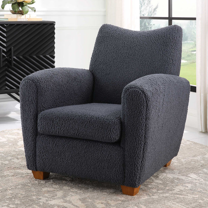 American Home Furniture Uttermost Teddy Slate Accent Chair