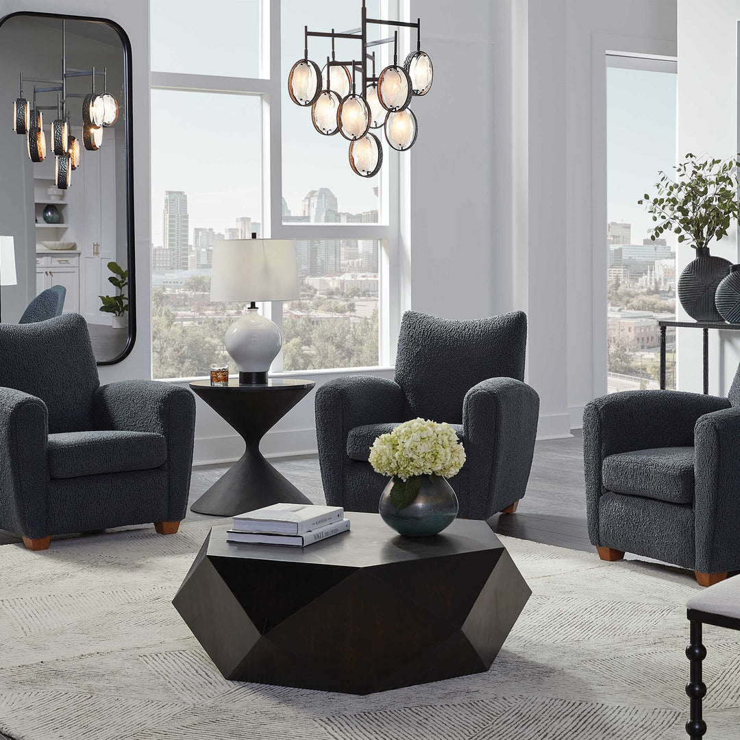 American Home Furniture Uttermost Teddy Slate Accent Chair