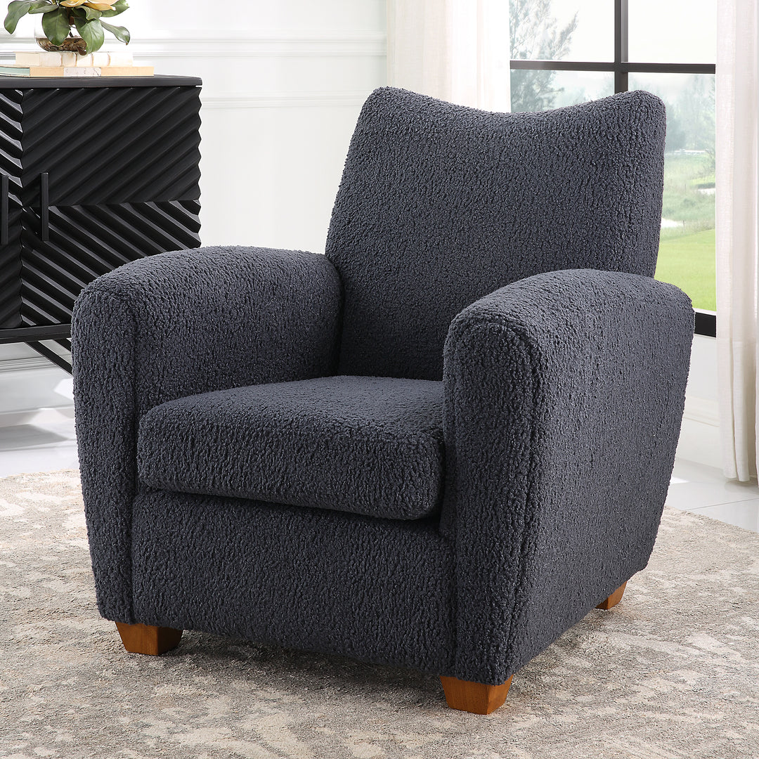 American Home Furniture Uttermost Teddy Slate Accent Chair