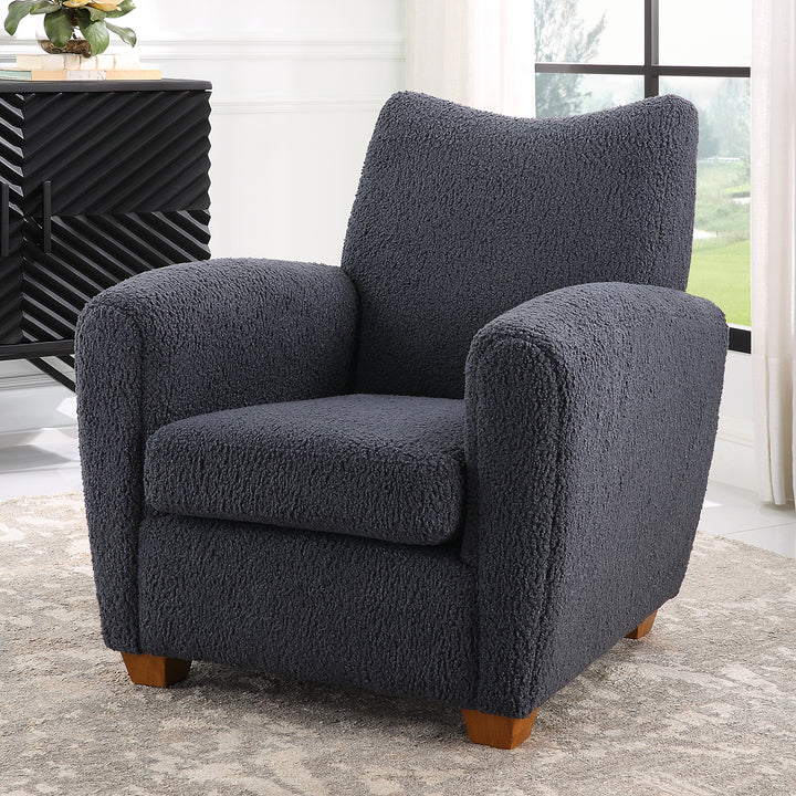American Home Furniture Uttermost Teddy Slate Accent Chair