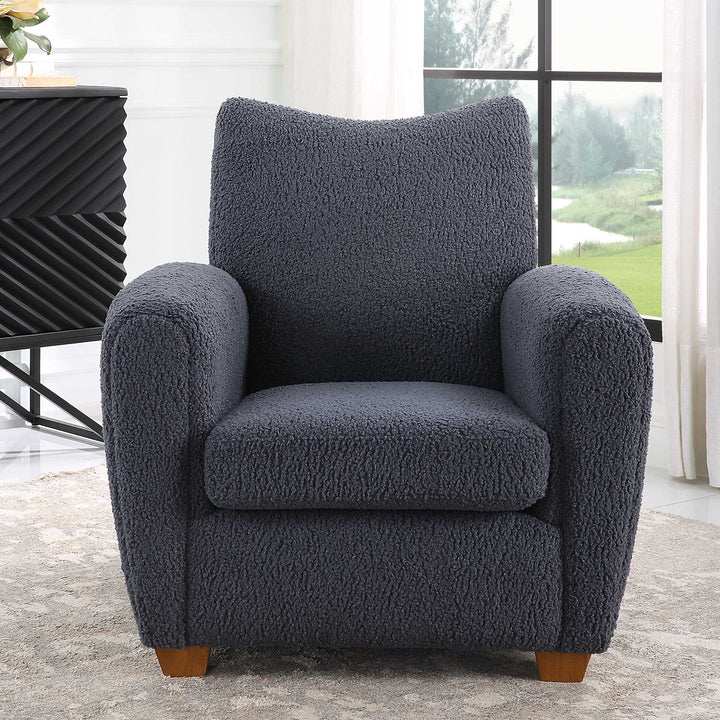 American Home Furniture Uttermost Teddy Slate Accent Chair