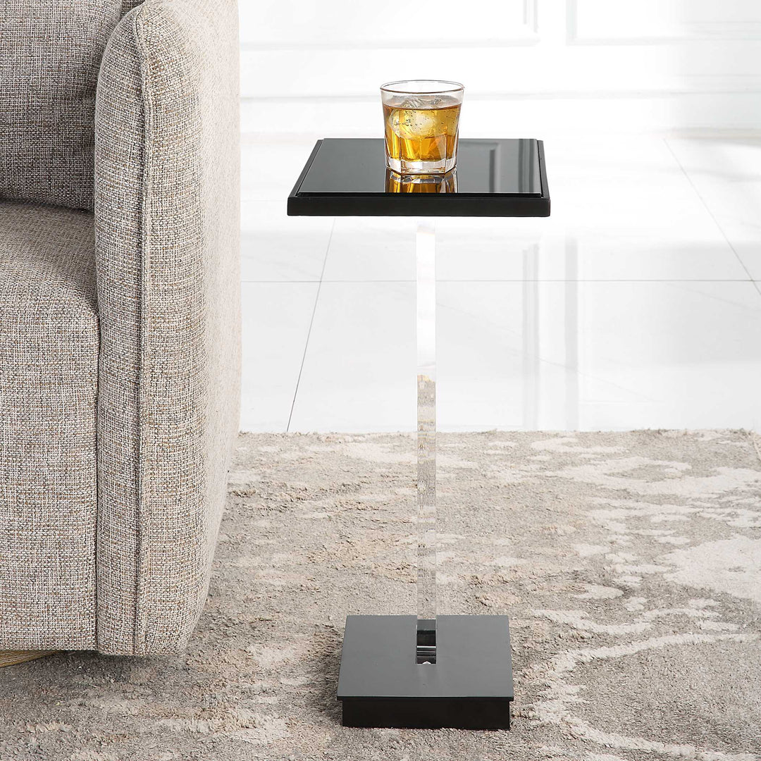 American Home Furniture Uttermost Angle Contemporary Accent Table