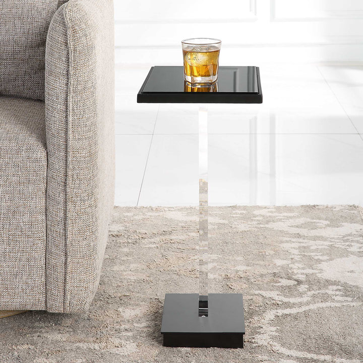 American Home Furniture Uttermost Angle Contemporary Accent Table
