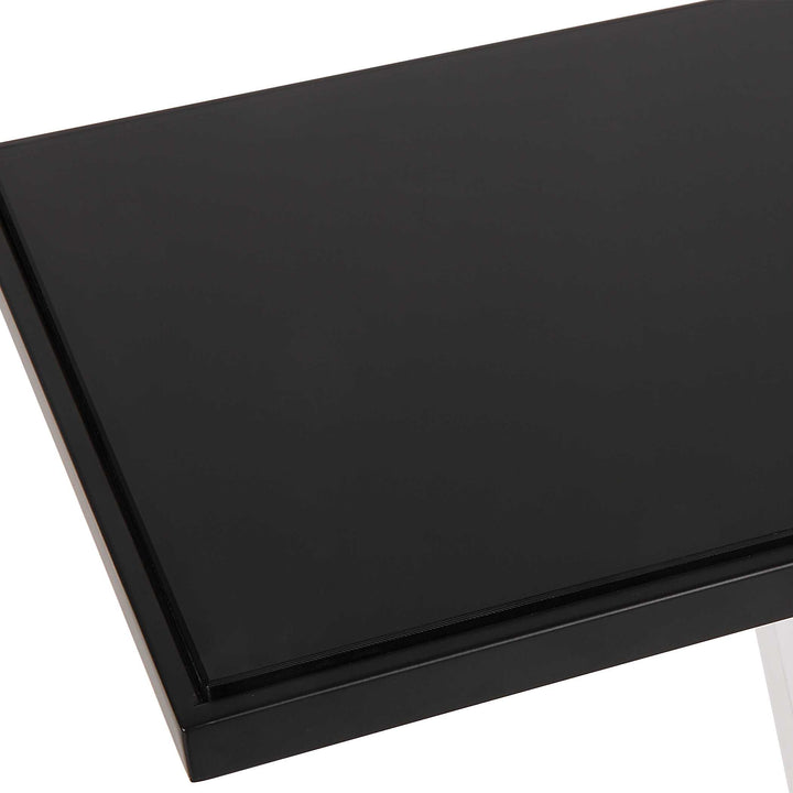 American Home Furniture Uttermost Angle Contemporary Accent Table
