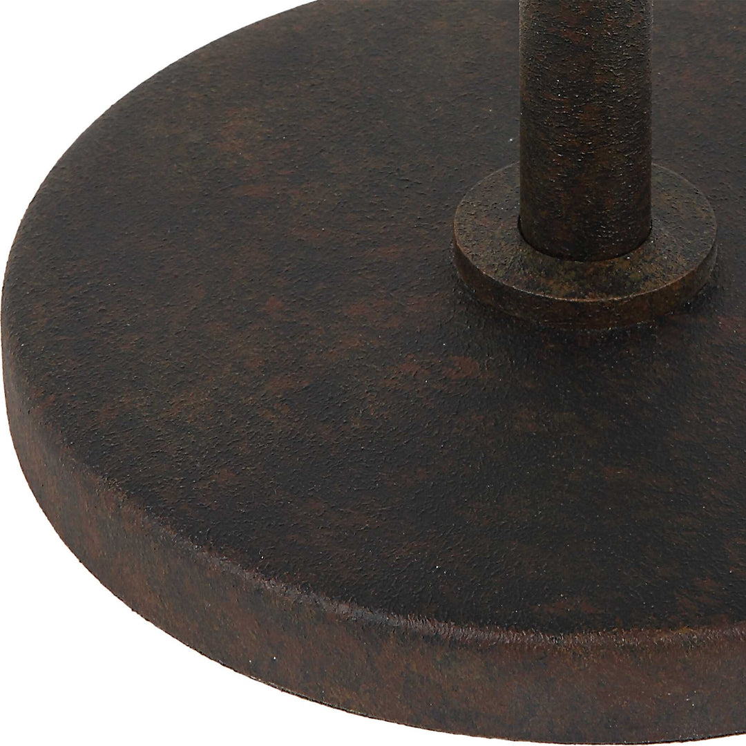 American Home Furniture Uttermost Forge Industrial Accent Table