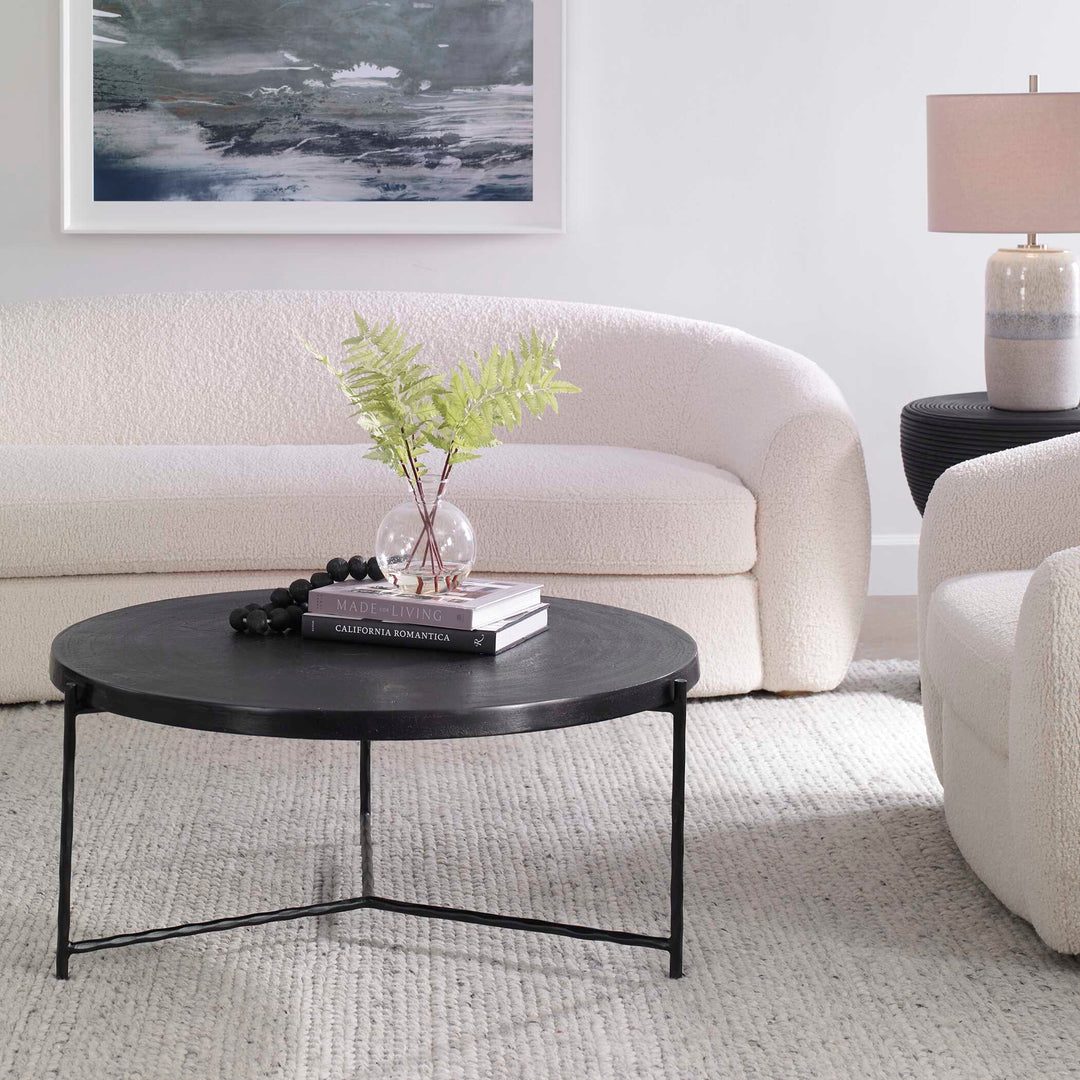 American Home Furniture Uttermost Trellick Modern Coffee Table