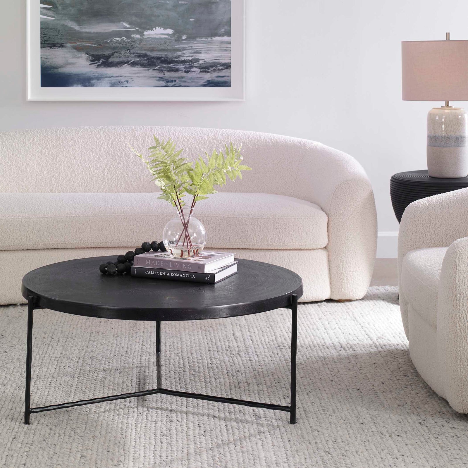 American Home Furniture Uttermost Trellick Modern Coffee Table