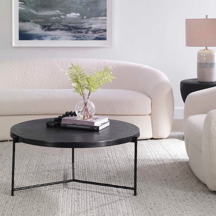 American Home Furniture Uttermost Trellick Modern Coffee Table