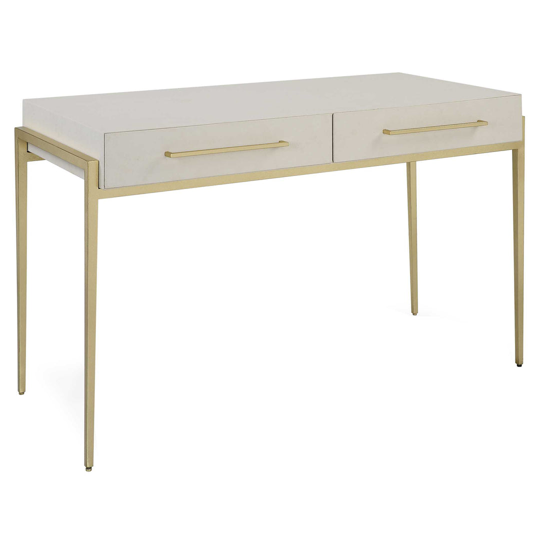 American Home Furniture Uttermost Jewel Modern White Desk