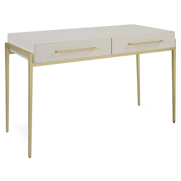 American Home Furniture Uttermost Jewel Modern White Desk