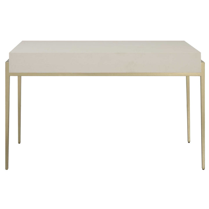 American Home Furniture Uttermost Jewel Modern White Desk