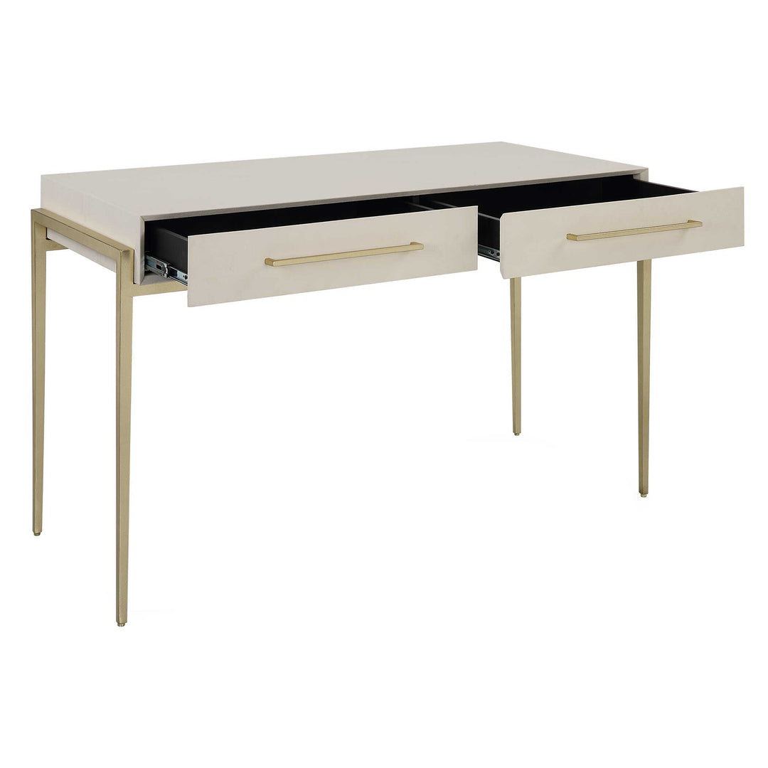 American Home Furniture Uttermost Jewel Modern White Desk