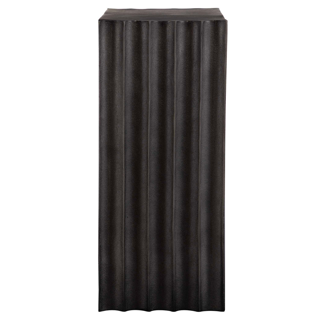 American Home Furniture Uttermost In The Groove Aluminum Accent Table