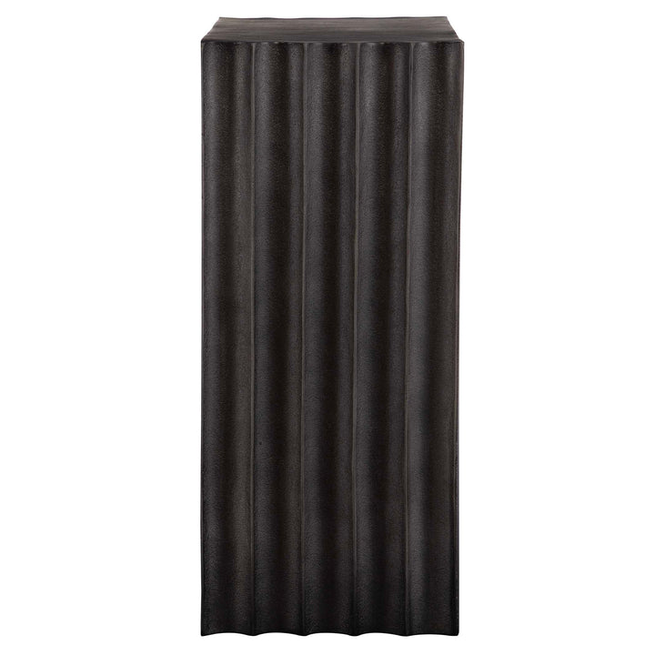 American Home Furniture Uttermost In The Groove Aluminum Accent Table