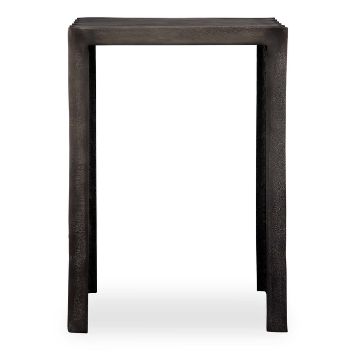 American Home Furniture Uttermost In The Groove Aluminum Accent Table