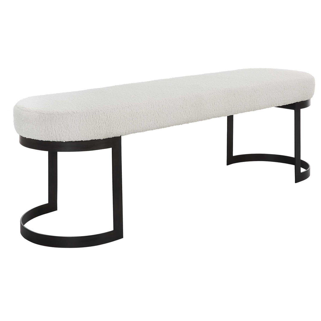 Infinity Black Bench - AmericanHomeFurniture