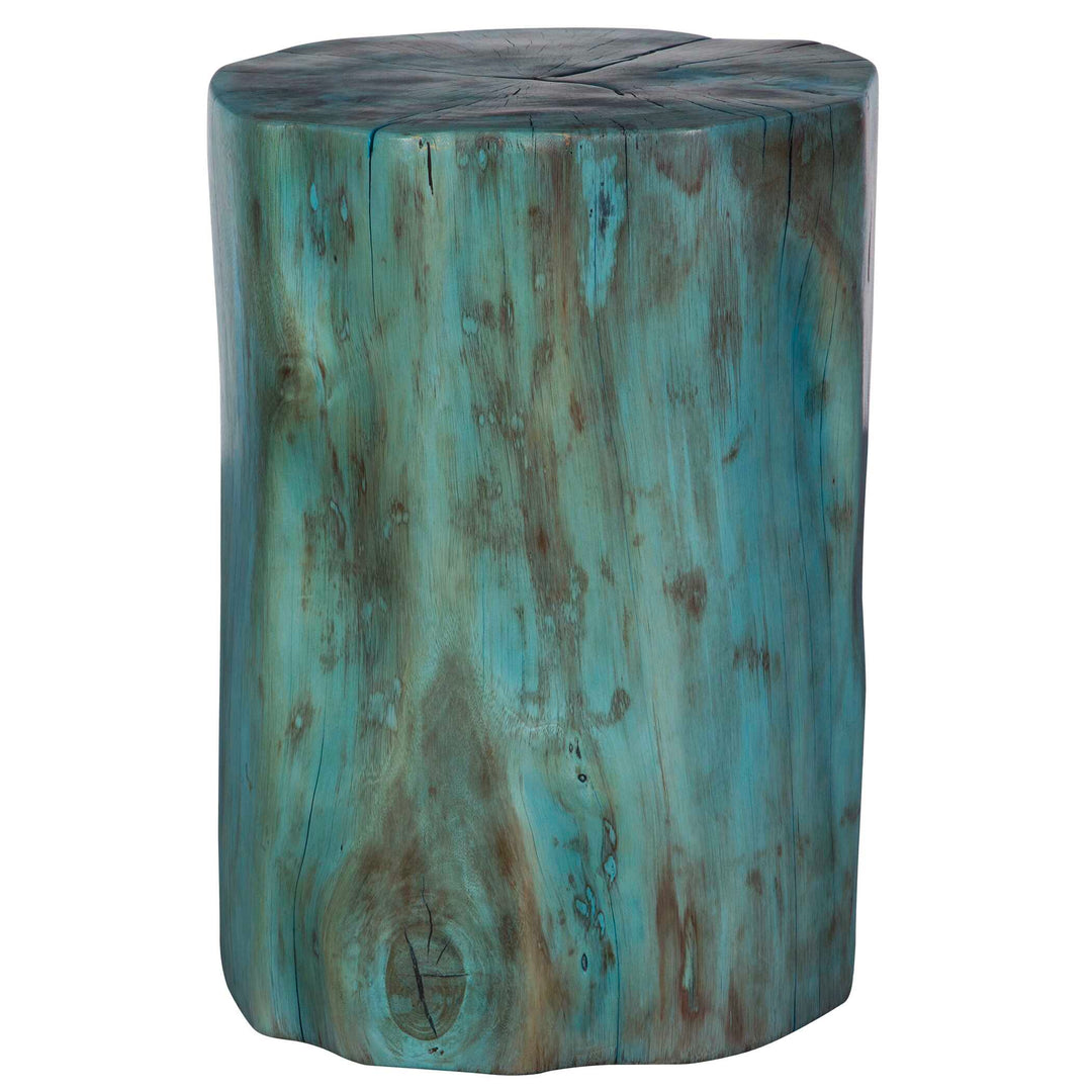 American Home Furniture Uttermost Habitat Blue Accent Stool